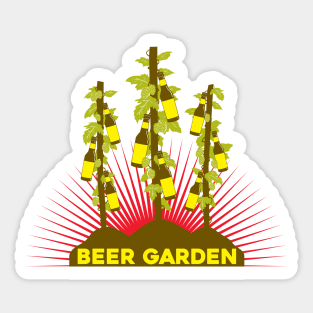 Beer Garden Sticker